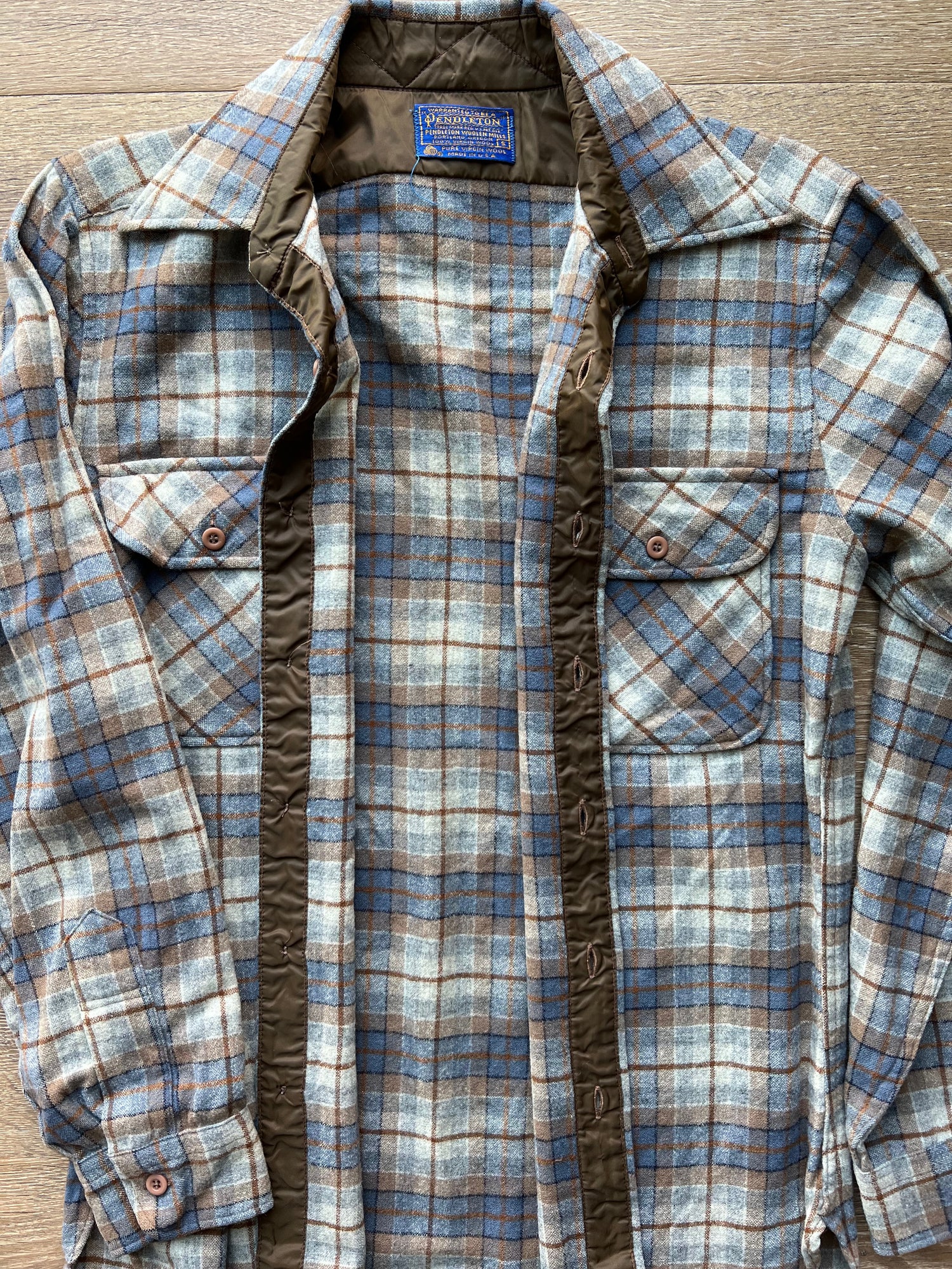 70s Pendleton Wool Shirt S
