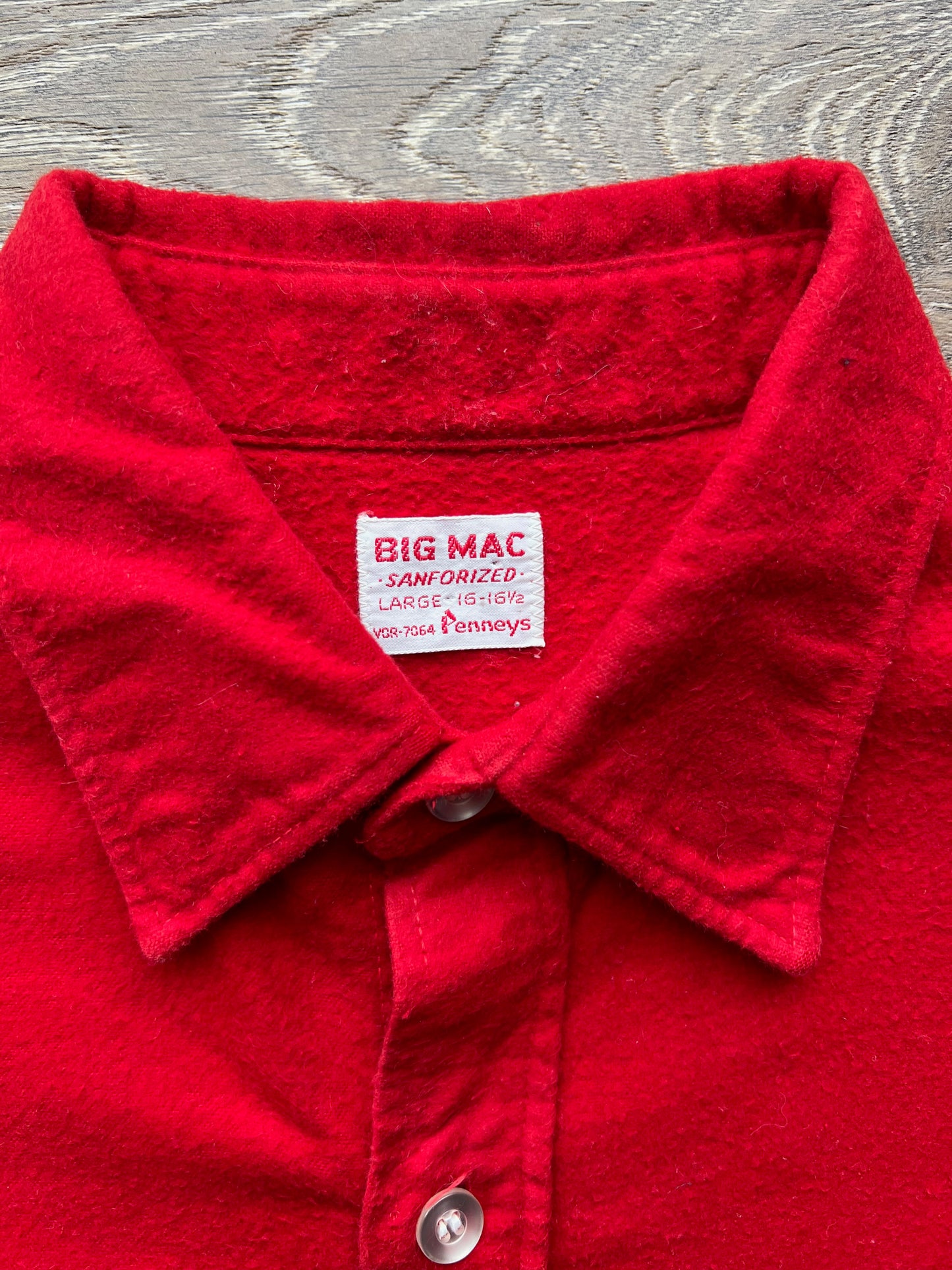 60s Big Mac Chamois Shirt L